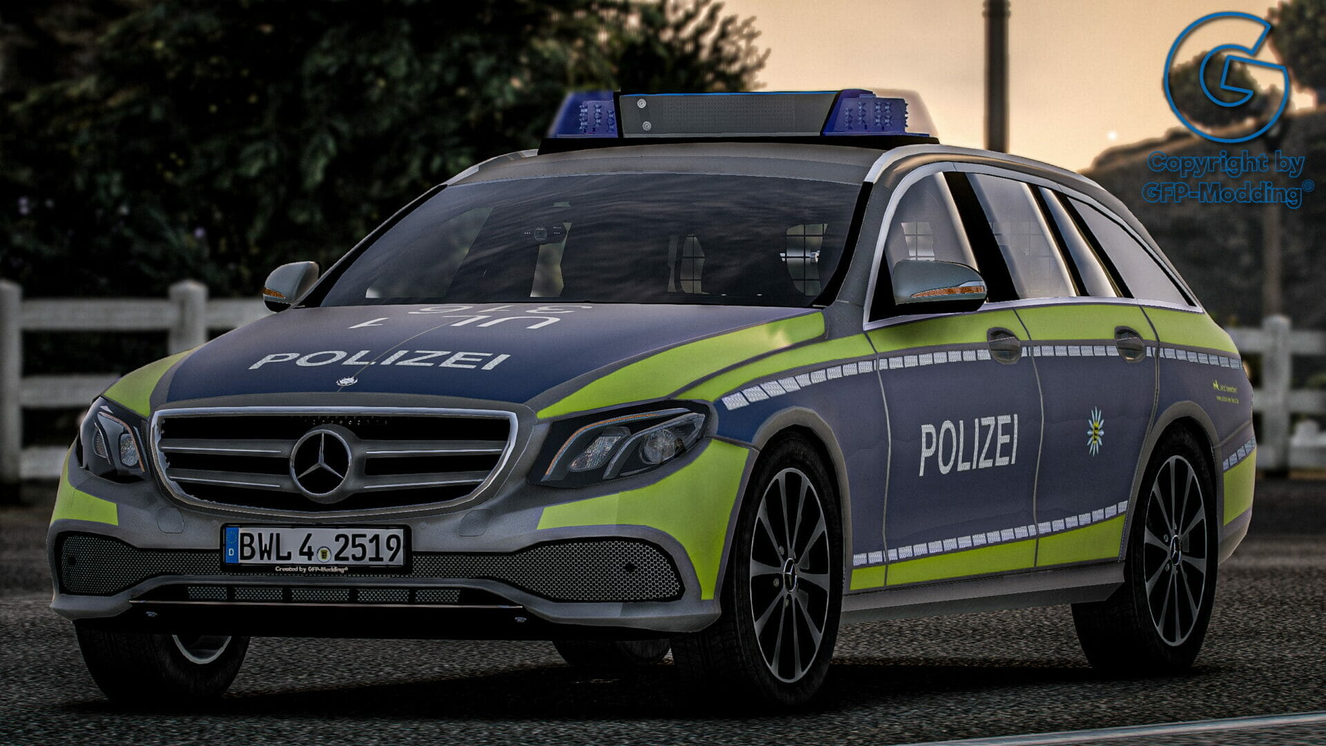 Mercedes-Benz S213 E-Klasse Polizei Baden-Württemberg [ELS] [REFLECTION]