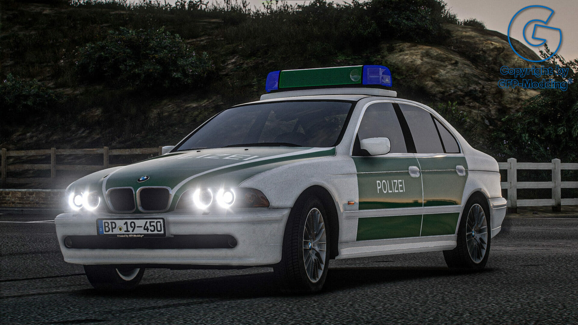 BMW E39 Bundespolizei [ELS] [REFLECTION]