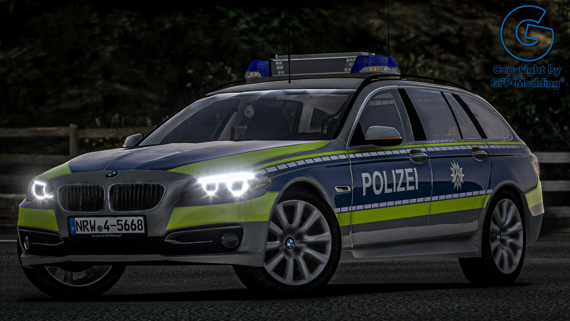 BMW F11 Touring Polizei Nordrhein-Westfalen [ELS] [REFLECTION]