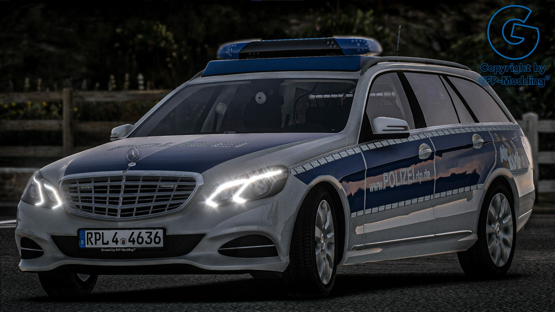 Mercedes-Benz E-Klasse T-Modell S212 Facelift Polizei Rheinland-Pfalz [ELS] [REFLECTION]