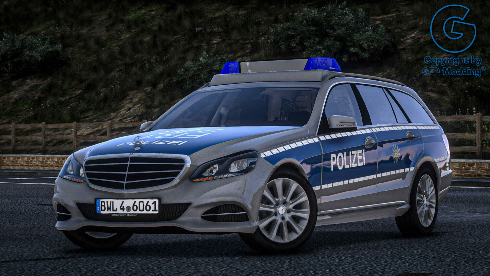 Mercedes-Benz E-Klasse T-Modell S212 Facelift Polizei Baden-Württemberg [ELS] [REFLECTION]