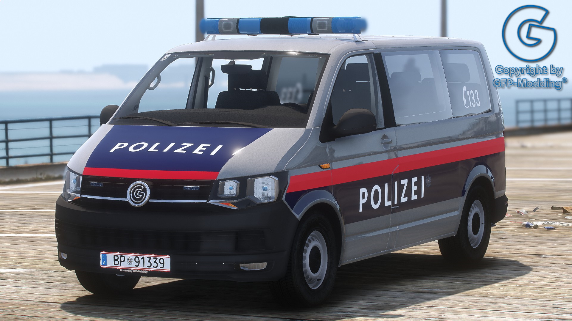 GFP T6 Polizei Österreich [REPLACE] [ADDON] [FIVEM] [ELS] [REFLECTION]