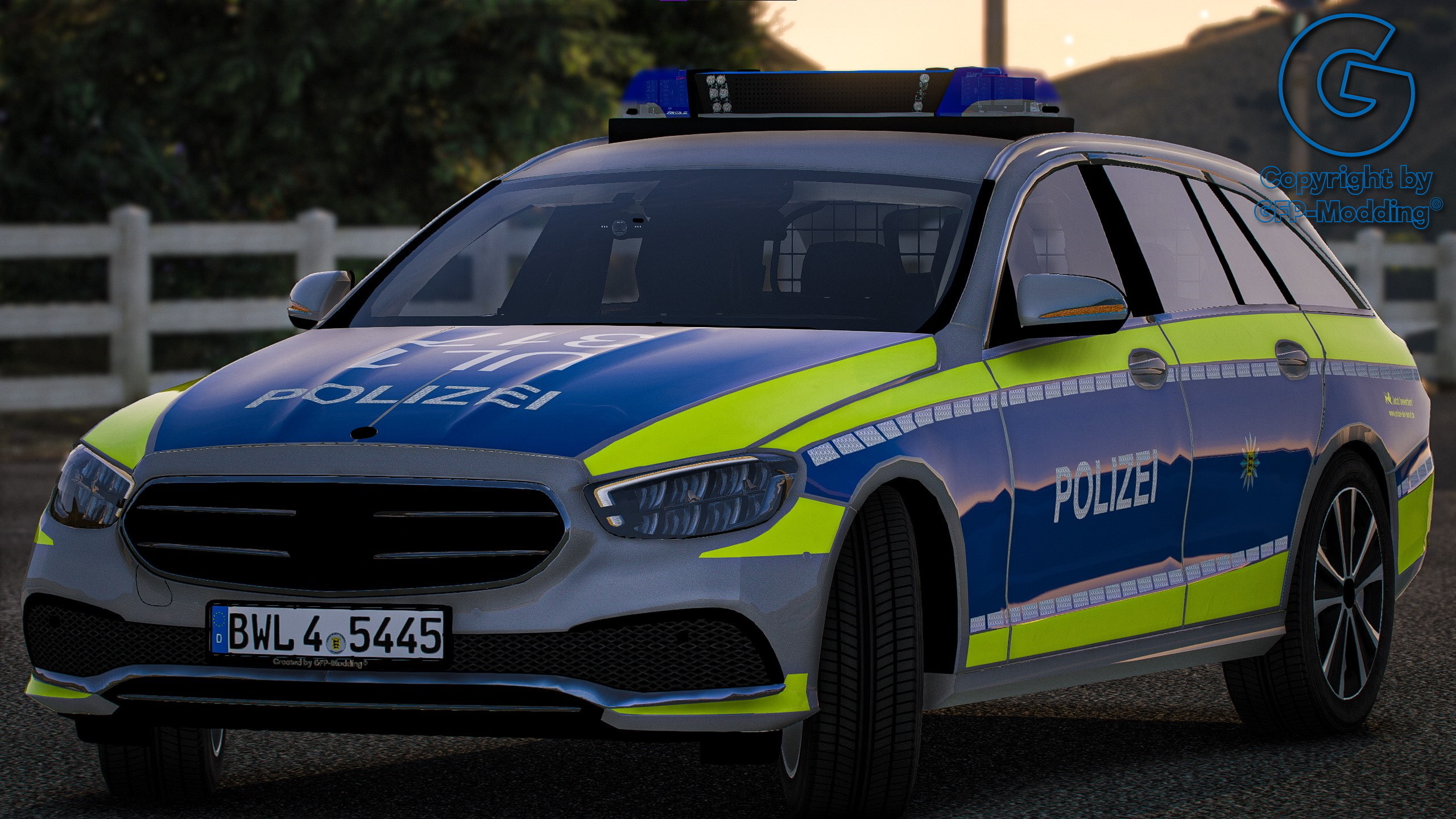 GFP S213 E-Klasse 220d T-Facelift Polizei Baden-Württemberg [REPLACE] [ADDON] [FIVEM] [ELS] [REFLECTION]