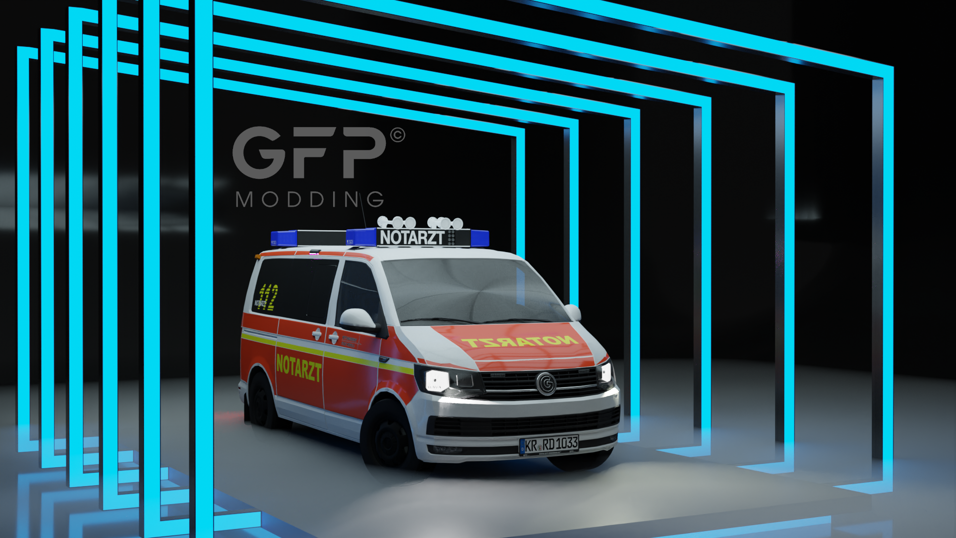GFP T6 Notarzteinsatzfahrzeug Feuerwehr Krefeld [REPLACE] [ADDON] [FIVEM] [EDITABLE BRAND] [ELS] [REFLECTION]